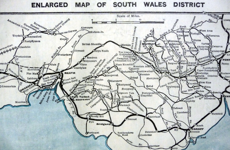 Old train map
